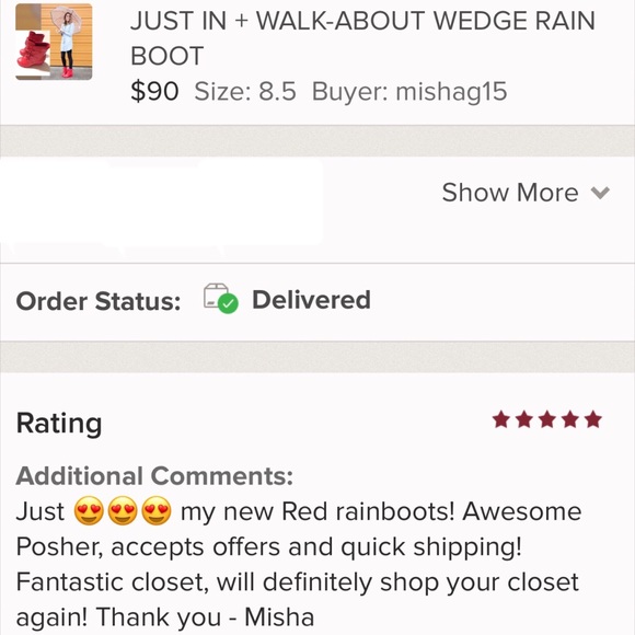 NEW•WALK-ABOUT WEDGE RAIN BOOT - Picture 6 of 7